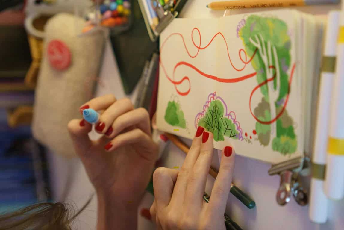 El diario visual o journaling creativo